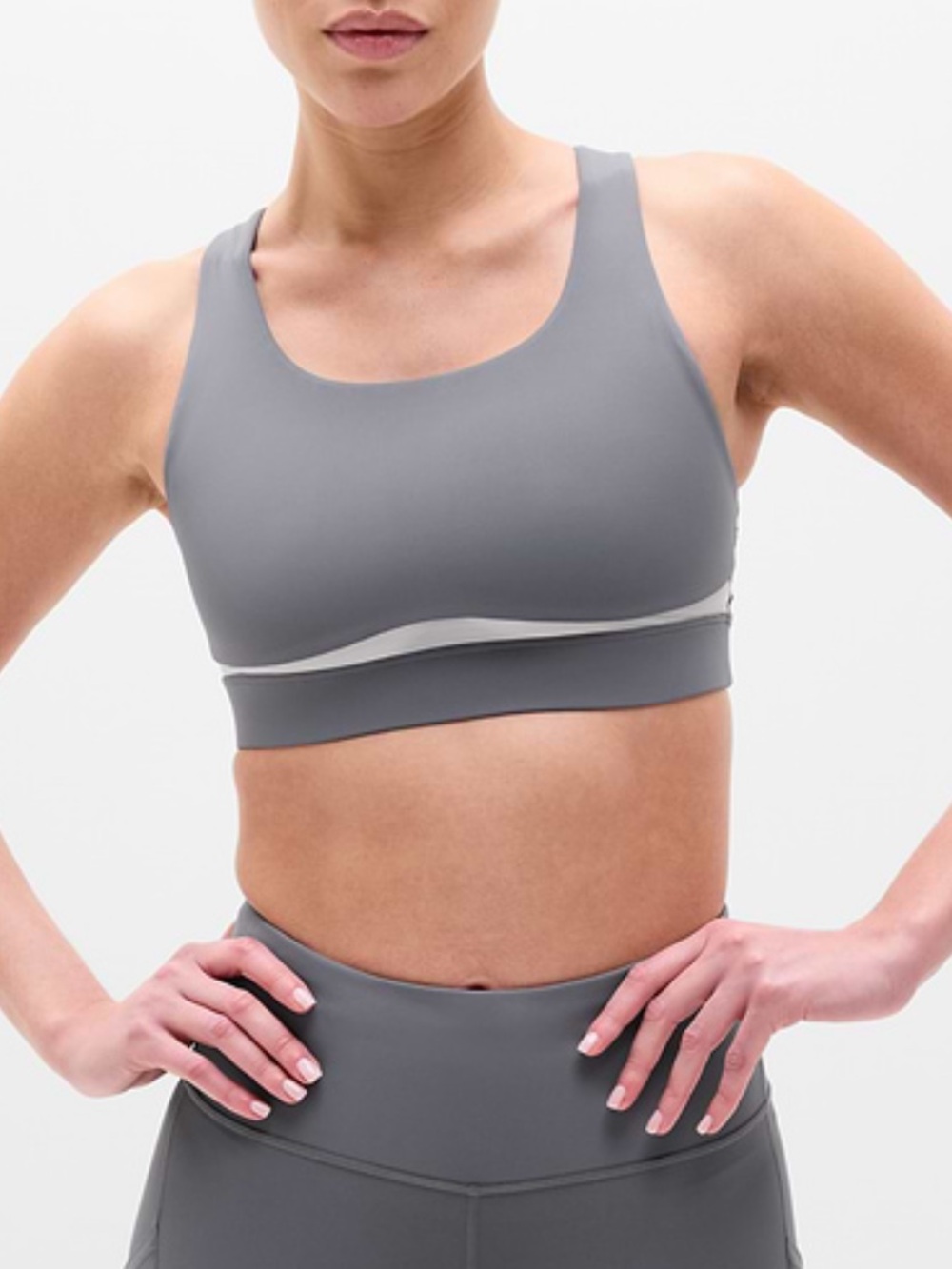 Athleta Interval Mesh Sports Bra D-DD+